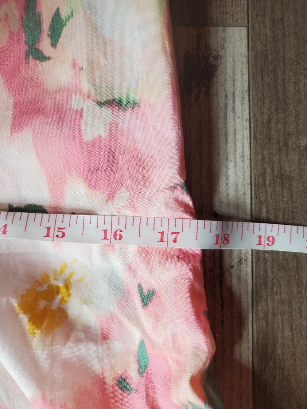 A New Day Size 10 Corset Woven Mini Dress A Line Pink & White Poplin Floral NWOT - Picture 13 of 16